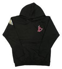 Černá mikina s tanečnicí a kapucí AWDis
