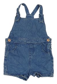 Modré riflové laclové kraťasy Denim Co.