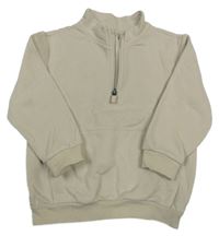 Béžová oversize mikina s klokankou F&F