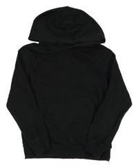 Černá mikina s kapucí H&M