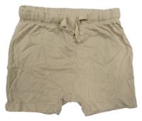 Béžové bavlněné kraťasy H&M