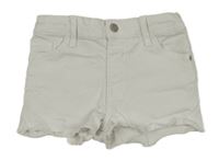 Bílé riflové mid rise kraťasy Denim Co.