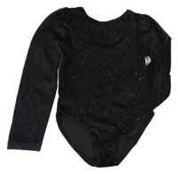 Černé sametové třpytivé body Zara