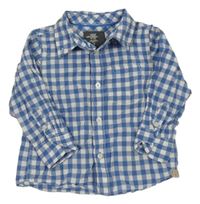 Modro-bílá kostkovaná košile H&M