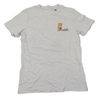 Světlešedé tričko s Bartem Simpsonem H&M