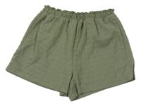 Khaki žebrované kraťasy Y.F.K.