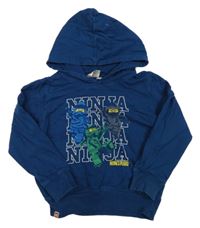 Tmavomodrá mikina s kapucí - Lego Ninjago