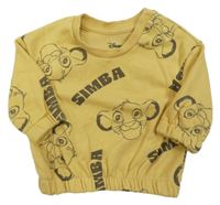 Žlutá mikina se Simbou Disney