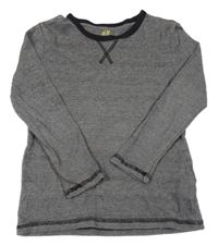 Černé melírované spodní triko H&M