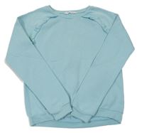 Světlemodrá mikina s volánky H&M