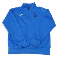 Modrá sportovní mikina s číslem Joma