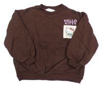 Hnědá mikina s Hello Kitty Zara