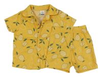 2set - Žlutá košile s citrony + kraťasy LC Waikiki