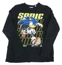 Černé triko se Sonicem 