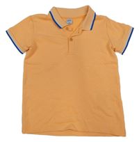 Oranžové melírované polo tričko Kiki&Koko