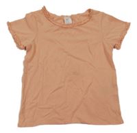 Meruňkové tričko H&M