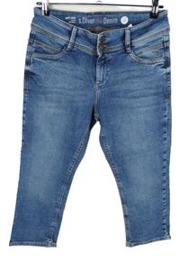 Dámské světlemodré capri rifle S. Oliver 
