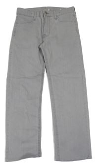 Světlešedé slim fit elastické rifle H&M