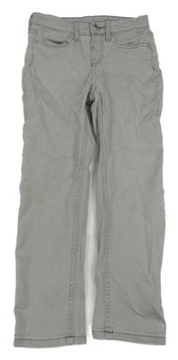 Šedé elastické rifle H&M