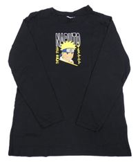 Černé triko Naruto