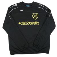 Černá sportovní mikina s nápisy Jako