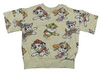Béžové teplákové tričko s Paw Patrol H&M