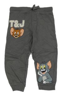 Tmavošedé tepláky s Tomem a Jerrym Sinsay