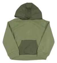 Zeleno-khaki mikina s kapucí Primark