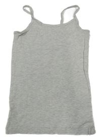 Světlešedý melírovaný top HEMA