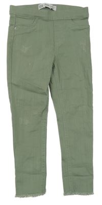 Zelené džegíny s prošoupáním Denim Co.