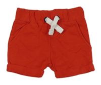 Červené teplákové kraťasy Baby Club 