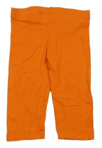 Oranžové capri legíny