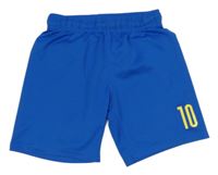 Modré sportovní kraťasy s číslem H&M
