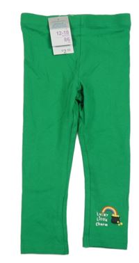 Nové - zelené legíny s obrázkem Primark