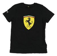 Černé tričko s logem - Ferrari Puma