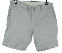 Pánské šedé lněné chino kraťasy H&M vel. 38R