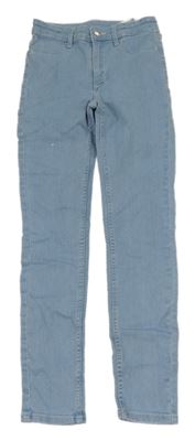 Světlemodré skinny fit rifle H&M