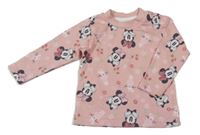 Růžové triko s Minnie Disney