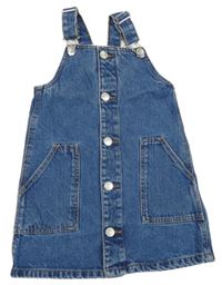 Modré riflové laclové šaty Denim Co.