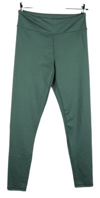 Dámské khaki sportovní funkční legíny Ergeenomix