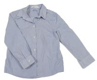 Modro-bílá pruhovaná košile H&M
