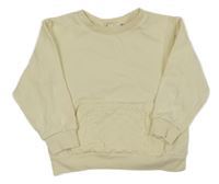 Smetanová mikina s klokankou H&M