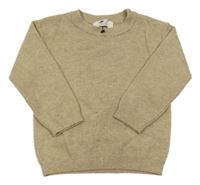 Béžový melírovaný úpletový svetr PRIMARK