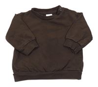 Tmavohnědá mikina H&M