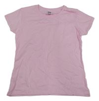 Světlerůžové tričko Fruit of the Loom