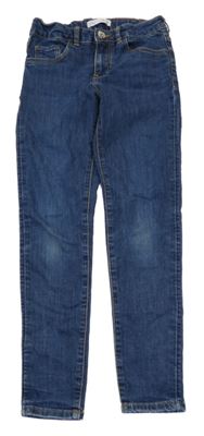 Tmavomodré skinny rifle Zara