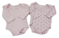 2x - Body - Světlerůžové, světlerůžové s korunkami a srdíčky DIMO