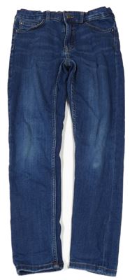 Tmavomodré warm skinny rifle Zara