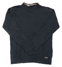 Tmavomodrý svetr H&M