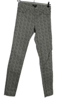 Dámské černo-bílé puntíkované tregíny H&M